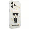 Karl Lagerfeld KLHCP13XHFLT iPhone 13 Pro Max 6,7" przezroczysty/transparent Flower Ikonik Karl