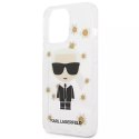 Karl Lagerfeld KLHCP13XHFLT iPhone 13 Pro Max 6,7" przezroczysty/transparent Flower Ikonik Karl