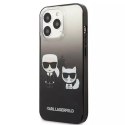 Karl Lagerfeld KLHCP13XTGKCK iPhone 13 Pro Max 6,7" hardcase czarny/black Gradient Ikonik Karl & Choupette