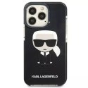 Karl Lagerfeld KLHCP13XTPEIKK iPhone 13 Pro Max 6,7" hardcase czarny/black Iconik Karl