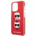 Karl Lagerfeld KLHCP13LTPE2TR iPhone 13 Pro / 13 6,1" hardcase czerwony/red Karl&Choupette Head