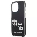 Karl Lagerfeld KLHCP13LTPEKCK iPhone 13 Pro / 13 6,1" hardcase czarny/black Karl&Choupette