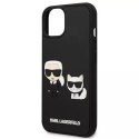 Karl Lagerfeld KLHCP13S3DRKCK iPhone 13 mini 5,4" czarny/black hardcase Karl&Choupette Ikonik 3D