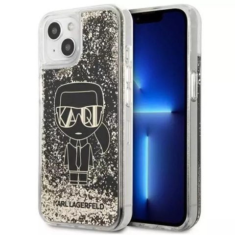 Karl Lagerfeld KLHCP13SLGGKBK iPhone 13 mini 5,4" czarny/black hardcase Liquid Glitter Gatsby