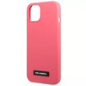 Karl Lagerfeld KLHCP13SSLMP1PI iPhone 13 mini 5,4" hardcase fuksja/fuchsia Silicone Plaque