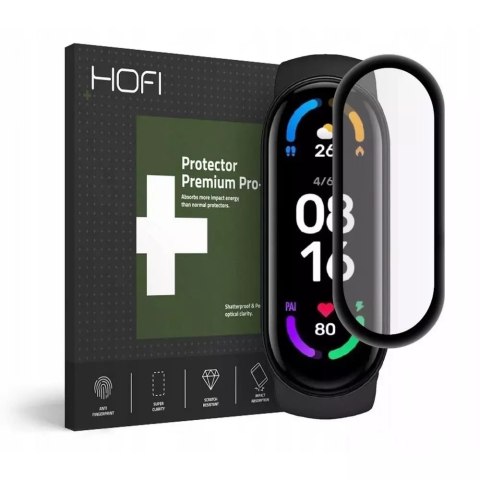 Szkło hybrydowe hofi hybrid glass xiaomi mi smart band 6 / 6 nfc black