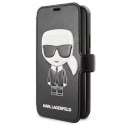 Karl Lagerfeld KLFLBKSN65FIKPUBK iPhone 11 Pro Max czarny/black book Full Body