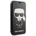 Karl Lagerfeld KLFLBKSN65FIKPUBK iPhone 11 Pro Max czarny/black book Full Body