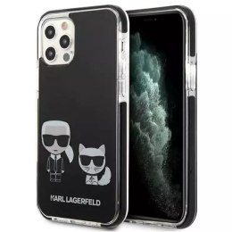 Karl Lagerfeld KLHCP12MTPEKCK iPhone 12/ 12 Pro hardcase czarny/black Karl&Choupette