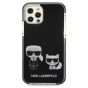 Karl Lagerfeld KLHCP12MTPEKCK iPhone 12/ 12 Pro hardcase czarny/black Karl&Choupette