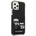 Karl Lagerfeld KLHCP12MTPEKCK iPhone 12/ 12 Pro hardcase czarny/black Karl&Choupette