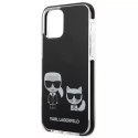 Karl Lagerfeld KLHCP12MTPEKCK iPhone 12/ 12 Pro hardcase czarny/black Karl&Choupette