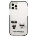 Karl Lagerfeld KLHCP12MTPEKCW iPhone 12/ 12 Pro hardcase biały/white Karl&Choupette