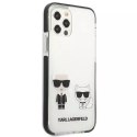 Karl Lagerfeld KLHCP12MTPEKCW iPhone 12/ 12 Pro hardcase biały/white Karl&Choupette