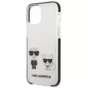 Karl Lagerfeld KLHCP12MTPEKCW iPhone 12/ 12 Pro hardcase biały/white Karl&Choupette