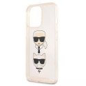 Karl Lagerfeld KLHCP13XKCTUGLGO iPhone 13 Pro Max 6,7" złoty/gold hardcase Glitter Karl`s & Choupette