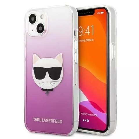 Karl Lagerfeld KLHCP13MCTRP iPhone 13 6,1" hardcase różowy/pink Choupette Head