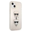 Karl Lagerfeld KLHCP13MKCTUGLGO iPhone 13 6,1" złoty/gold hardcase Glitter Karl`s & Choupette