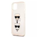 Karl Lagerfeld KLHCP13MKCTUGLGO iPhone 13 6,1" złoty/gold hardcase Glitter Karl`s & Choupette