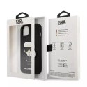 Karl Lagerfeld KLHCP13MOKPK iPhone 13 6,1" czarny/black hardcase Saffiano Ikonik Karl`s Patch