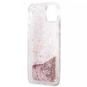 Karl Lagerfeld KLHCP13MPABGNU iPhone 13 6,1" różowy/pink hardcase PEEK A BOO Liquid Glitter