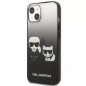 Karl Lagerfeld KLHCP13MTGKCK iPhone 13 6,1" hardcase czarny/black Gradient Ikonik Karl & Choupette