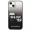 Karl Lagerfeld KLHCP13MTGKCK iPhone 13 6,1" hardcase czarny/black Gradient Ikonik Karl & Choupette