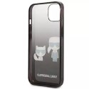 Karl Lagerfeld KLHCP13MTGKCK iPhone 13 6,1" hardcase czarny/black Gradient Ikonik Karl & Choupette