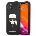 Karl Lagerfeld KLHCP13SSAKHBK iPhone 13 mini 5,4" czarny/black hardcase Saffiano Ikonik Karl`s Head