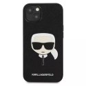 Karl Lagerfeld KLHCP13SSAKHBK iPhone 13 mini 5,4" czarny/black hardcase Saffiano Ikonik Karl`s Head