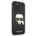 Karl Lagerfeld KLHCP13SSAKHBK iPhone 13 mini 5,4" czarny/black hardcase Saffiano Ikonik Karl`s Head