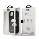 Karl Lagerfeld KLHCP13SSAKHBK iPhone 13 mini 5,4" czarny/black hardcase Saffiano Ikonik Karl`s Head