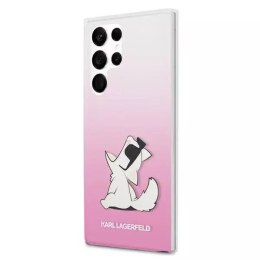 Karl Lagerfeld KLHCS22LCFNRCPI S22 Ultra S908 hardcase różowy/pink Choupette Eat