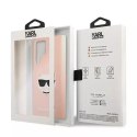 Karl Lagerfeld KLHCS22LSLCHPI S22 Ultra S908 hardcase różowy/pink Silicone Choupette Head