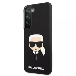 Karl Lagerfeld KLHCS22SSLKHBK S22 S901 czarny/black hardcase Silicone Karl`s Head