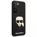 Karl Lagerfeld KLHCS22SSLKHBK S22 S901 czarny/black hardcase Silicone Karl`s Head