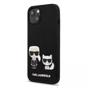 Karl Lagerfeld KLHMP13MSSKCK iPhone 13 6,1" hardcase czarny/black Silicone Karl & Choupette Magsafe