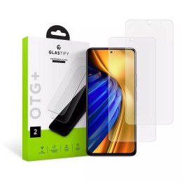 Szkło hartowane glastify otg+ 2-pack xiaomi poco f4 5g clear