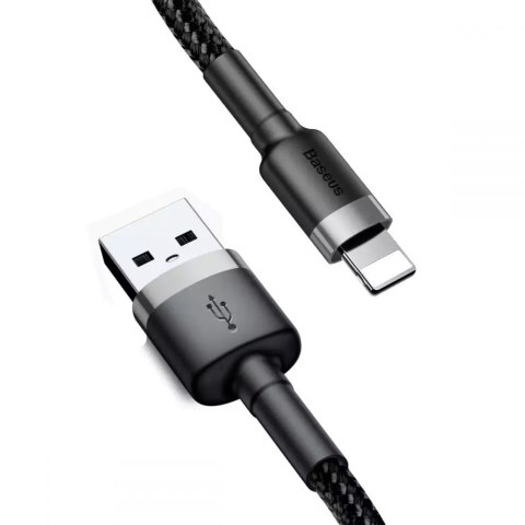 Baseus cafule lightning cable 50cm grey/black