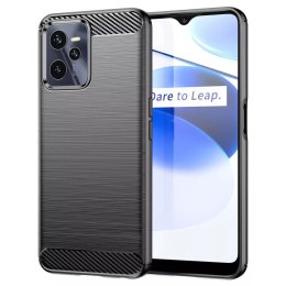 Coque Carbone Housse Souple Realme C35 noir