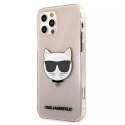 Karl Lagerfeld KLHCP12LCHTUGLGO iPhone 12 Pro Max 6,7" złoty/gold hardcase Glitter Choupette