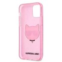 Karl Lagerfeld KLHCP12LCHTUGLP iPhone 12 Pro Max 6,7" różowy/pink hardcase Glitter Choupette