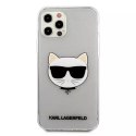 Karl Lagerfeld KLHCP12LCHTUGLS iPhone 12 Pro Max 6,7" srebrny/silver hardcase Glitter Choupette