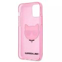 Karl Lagerfeld KLHCP12SCHTUGLP iPhone 12 mini 5,4" różowy/pink hardcase Glitter Choupette