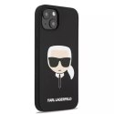 Karl Lagerfeld KLHCP13MSLKHBK iPhone 13 6,1" czarny/black hardcase Silicone Karl`s Head