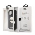 Karl Lagerfeld KLHCP13MSLKHBK iPhone 13 6,1" czarny/black hardcase Silicone Karl`s Head