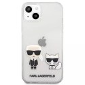 Karl Lagerfeld KLHCP13SCKTR iPhone 13 mini 5,4" hardcase Transparent Karl & Choupette