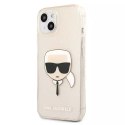 Karl Lagerfeld KLHCP13SKHTUGLGO iPhone 13 mini 5,4" złoty/gold hardcase Glitter Karl`s Head