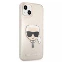 Karl Lagerfeld KLHCP13SKHTUGLGO iPhone 13 mini 5,4" złoty/gold hardcase Glitter Karl`s Head