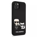 Karl Lagerfeld KLHCP13SSSKCK iPhone 13 mini 5,4" hardcase czarny/black Silicone Karl & Choupette